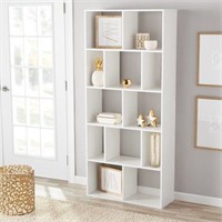 12-Cube Bookcase, White