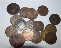 (16) Copper Coins From Early 1600's to Early