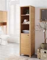 Linon Silas One Door Tall Cabinet