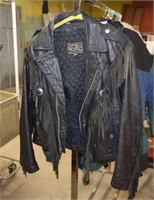 Open Road Collection Womens Leather Jacket Size 34