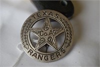 Texas Ranger Badge w/ Peso Back