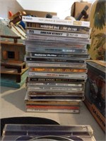 CD's & Visor Holder Lot - Beatles, Aerosmith,