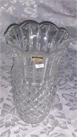 Polish lead crystal vase