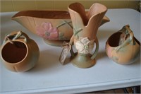 4 Pc Weller Pottery Set
