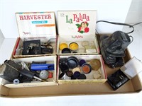 Large assortment of Vintage Camera Parts and