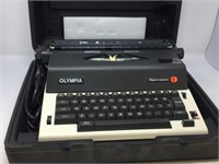 Olympia  electric typewriter in case