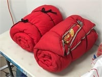 pair of sleeping bags - used