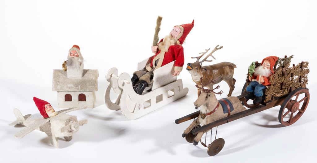 Large selection of Holiday toys and decorations, including Christmas