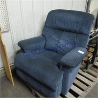 Blue recliner