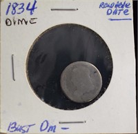 Coin - 1834 Capped Bust Dime