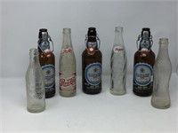 collection of vintage bottles