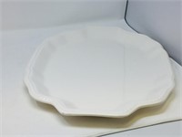 large white serving platter