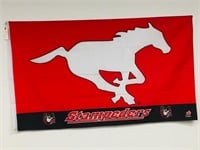 Calgary Stampeders wall banner/ flag