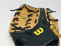 2 leather baseball gloves