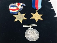set of 3 WW2 medals