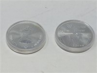 1976  MTL Olympic $5 coins