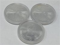 3 - 1976 MTL Olympic  $5 coins
