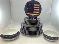 Spirit of the Flag Dinnerware