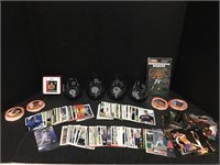 Sports Cards & Glasses