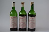 3 bottles of Penfolds Grange Hermitage, Bin 95,