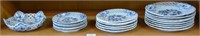 Collection of Meissen 'Blue Onion' pattern