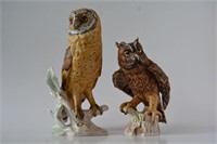 2 Goebel owl figurines incl. barn owl,