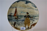 Martin Boyd hand painted display plate,