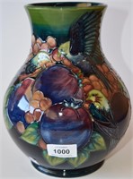 Moorcroft pottery vase by Sally Tuffin,