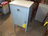 Blue Vintage Metal Cabinet