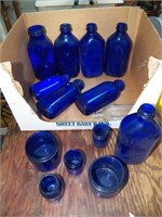 Kobalt Blue Glassware Lot
