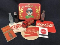 Coca Cola Playing Cards, Toy Truck, Mini-Bottles