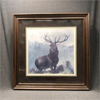 "Monarch of the Glen" Large Elk Print 33"x34"