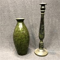 Vase & Candlestick