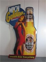 *Metal Michelob Golden 1993 Sign