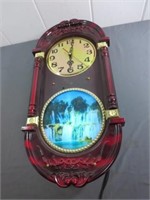 *Lighted Motion Waterfall Clock