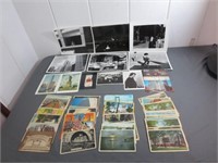 Misc. Postcards and Black & White Photos of