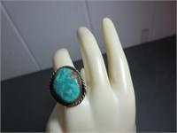 Native American Navajo Turquoise and Sterling