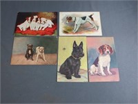 Vintage Dog Post Cards