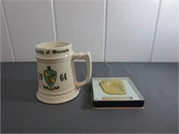 Bakelite Smoking Set + 1964 UW Fraternity Mug