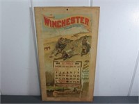 1894 Winchester Calendar on Press Board