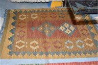 2 x Afghan kilim prayer mats,