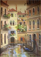 Pam Lethlean, 'Venice, Italy', acrylic on