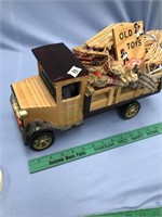 Wood truck, 14" long  Ghirardelli and Sons Chocola