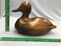 Wood decoy, 16" long, very well done        (l 155
