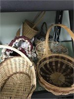 Lot of 7 assorted baskets         (l 155)