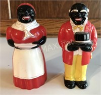 Lg. Black Americana Aunt Jemima & Uncle Moses