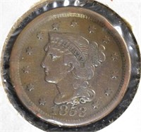 Coin - 1853 Large Cent