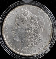 Coin - 1887 Morgan Silver Dollar