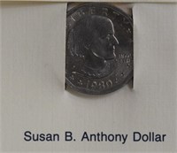 2 Susan B. Anthony Coins as advertising, 1980