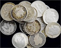 Coins - 19 Silver Dimes